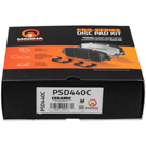 1987 Hyundai Excel Brake Pad Set 4