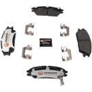 1987 Hyundai Excel Brake Pad Set 1