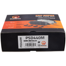 1987 Hyundai Excel Brake Pad Set 4