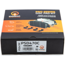 1993 Subaru Legacy Brake Pad Set 4