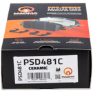 1992 Infiniti Q45 Brake Pad Set 4