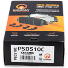1992 Nissan NX Brake Pad Set 4