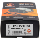 1992 Nissan NX Brake Pad Set 4