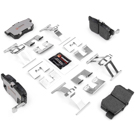 2012 Suzuki Kizashi Brake Pad Set 3