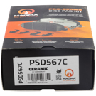 2000 Mitsubishi Montero Brake Pad Set 4