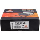 1987 Mazda B2600 Brake Pad Set 4