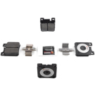2000 Mercedes Benz E430 Brake Pad Set 6