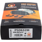 2000 Ford E Series Van Brake Pad Set 5