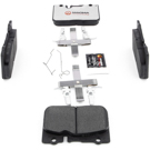 2000 Lexus LS400 Brake Pad Set 3