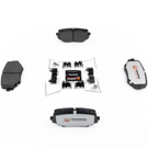 1996 Suzuki Sidekick Brake Pad Set 2