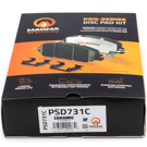 2000 Chevrolet Corvette Brake Pad Set 5
