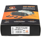 2000 Mitsubishi-Fuso FE Brake Pad Set 4