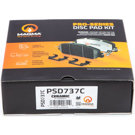 2000 Porsche Boxster Brake Pad Set 4