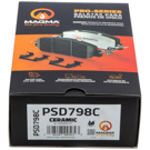 2000 Mazda Protege Brake Pad Set 4