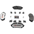 2000 Mazda Protege Brake Pad Set 1