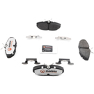 2000 Lincoln LS Brake Pad Set 1