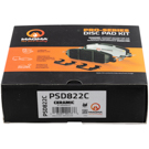 2015 Scion iQ Brake Pad Set 4