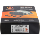 2000 Gmc W3500 Forward Brake Pad Set 4
