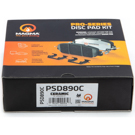 2003 Mazda Miata Brake Pad Set 4