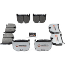 2004 Mercedes Benz E55 AMG Brake Pad Set 6