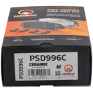Magma PSD996C Brake Pad Set 4