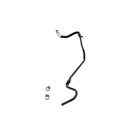 2007 Toyota Camry Power Steering Return Line Hose Assembly 3