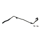 2012 Toyota Avalon Power Steering Return Line Hose Assembly 6