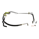 2002 Nissan Frontier Power Steering Pressure Line Hose Assembly 1