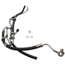 2013 Lexus LX570 Power Steering Pressure Line Hose Assembly 2
