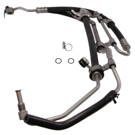 2013 Lexus LX570 Power Steering Pressure Line Hose Assembly 3