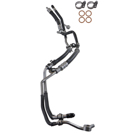 2012 Mazda 3 Power Steering Pressure Line Hose Assembly 2