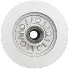2000 Ford Expedition Brake Rotor and Hub Assembly 3