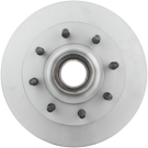 1999 Ford F Series Trucks Brake Rotor and Hub Assembly 1