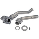 BuyAutoParts Ford Turbocharger Up Pipe Kit 43-10019AN