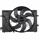 2003 Mercedes Benz C230 Cooling Fan Assembly 1