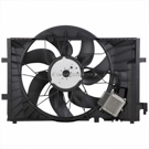 2003 Mercedes Benz C230 Cooling Fan Assembly 2