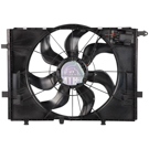 2017 Mercedes Benz C350e Cooling Fan Assembly 2