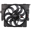 2014 Bmw 428i xDrive Cooling Fan Assembly 2