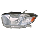 2009 Toyota Highlander Headlight Assembly 1
