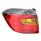 2009 Toyota Highlander Tail Light Assembly Pair 3