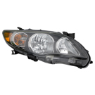 2012 Toyota Corolla Headlight Assembly Pair 2