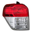 2012 Toyota 4Runner Tail Light Assembly Pair 3