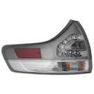 2012 Toyota Sienna Tail Light Assembly Pair 3