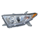 2013 Toyota Highlander Headlight Assembly Pair 3