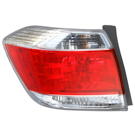 2012 Toyota Highlander Tail Light Assembly Pair 2