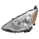 2012 Toyota Prius C Headlight Assembly Pair 2