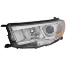 2014 Toyota Highlander Headlight Assembly Pair 3