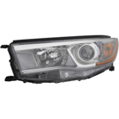 2016 Toyota Highlander Headlight Assembly Pair 3