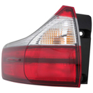 2017 Toyota Sienna Tail Light Assembly Pair 3