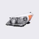 2012 Toyota Yaris Headlight Assembly Pair 3